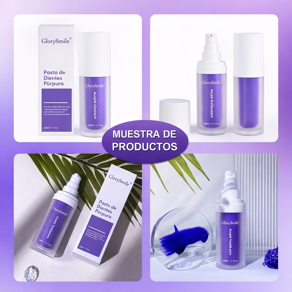 🦷 Purple Smile™ – Pasta Dental Violeta Blanqueadora Instantánea