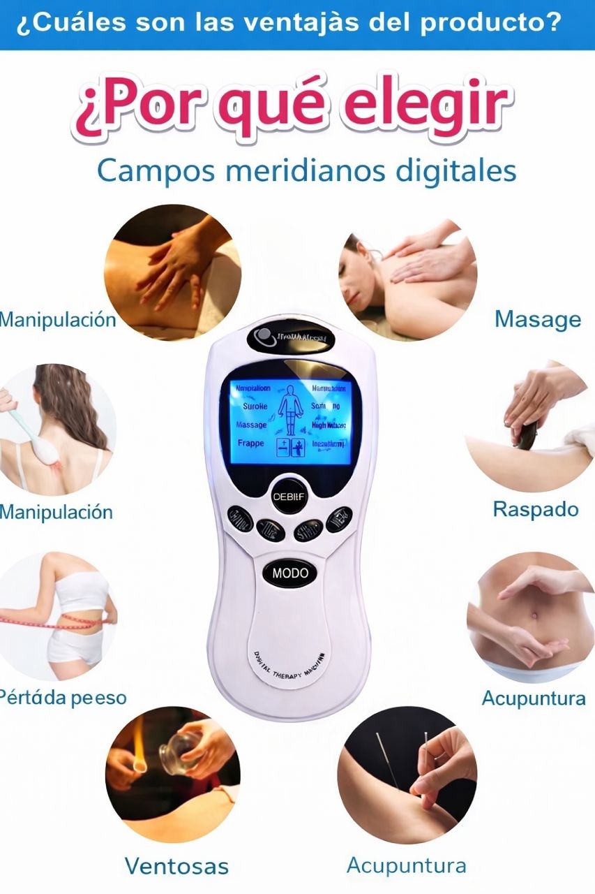 ReliefPulse: dispositivo eléctrico para el tratamiento del dolor y masaje terapéutico
