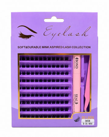 Kit de Extensión de Pestañas Profesional – Mirada Perfecta en Minutos